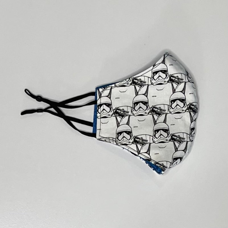 Large - 3 layer Face mask with filter pocket